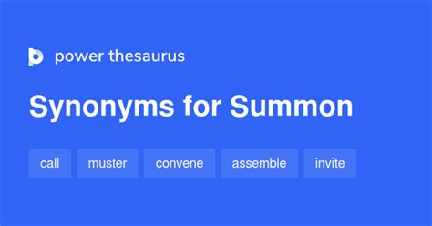 synonyms of summon|other word for summon.